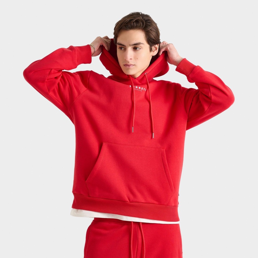 The Sonneti London Men’s Hoodie in Mars Red NWT Size M‎